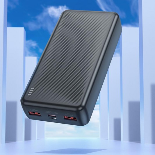 Портативний ЗП Power Bank BOROFONE BJ56A Graceful 22,5W+PD20W 20000 mAh Black - зображення 1 