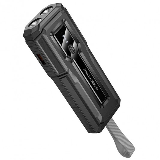 Портативний ЗП Power Bank BOROFONE BJ54 Graceful 22.5W+PD20W 10000 mAh Black - зображення 1 