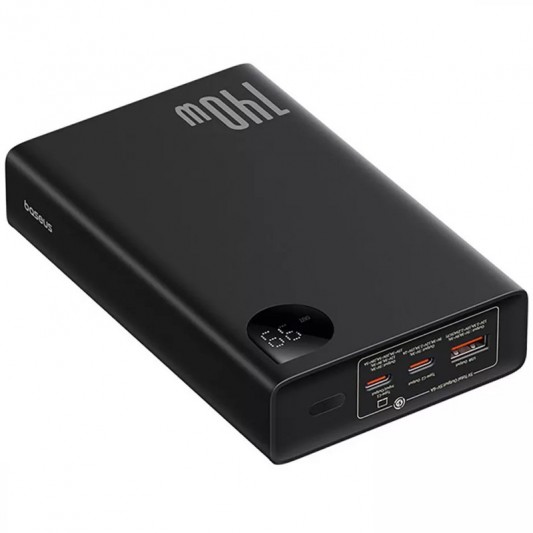 Портативний ЗП Baseus Adaman Digital Display 140W 24000mAh (P100215081113-0) Cluster Black - зображення 2 