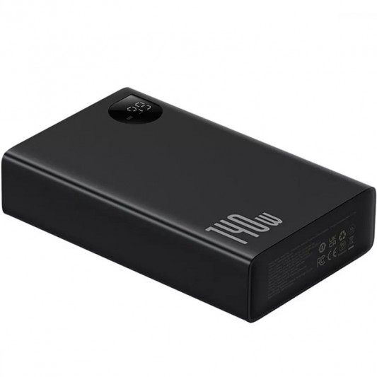 Портативний ЗП Baseus Adaman Digital Display 140W 24000mAh (P100215081113-0) Cluster Black - зображення 3 