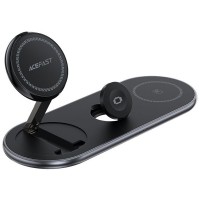 БЗУ Acefast E19 Qi2 desktop 3-in-1 Black