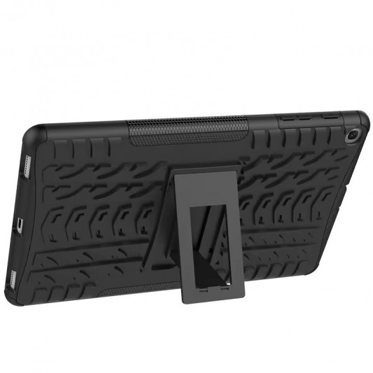 TPU+PC чехол Protector Stand для Samsung Galaxy Tab A7 Lite 8.7 (SM-T220) Black - изображение 1