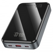 Портативний ЗП Power Bank Hoco Q30A Fast charge 130W 20000 mAh Metal gray
