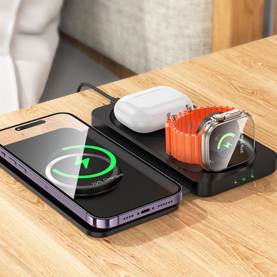 БЗП Hoco CQ13 Triumph 3in1 travel folding Black