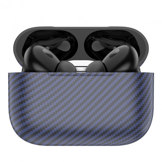 Бездротові TWS навушники Hoco EW47 Plus (carbon fiber pattern version) Blue - зображення 3 