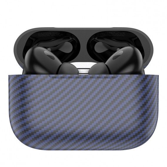 Бездротові TWS навушники Hoco EW47 Plus (carbon fiber pattern version) Blue