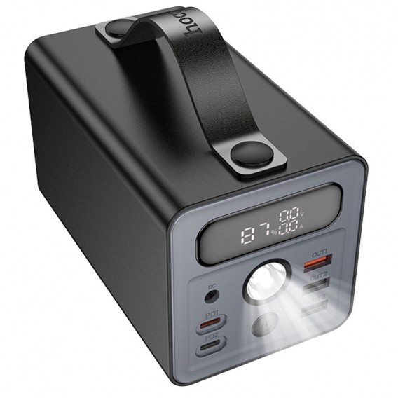 Портативний ЗП Power Bank Hoco J138 22.5W+PD20W+DC12V 60000 mAh Black