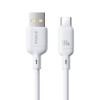 Дата кабель Baseus Silky Series OS Fast Charging USB to Type-C 100W (2m) (P10377703) Moon White