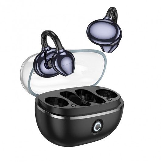 Беспроводные TWS наушники BOROFONE FQ5 Spirit clip-on Black - изображение 1