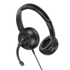 Накладні навушники Hoco W112 Pures (3.5mm/1.8m) Black