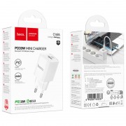 МЗП Hoco C149A Charm PD30W+QC3.0 (1USB-A/1C) White