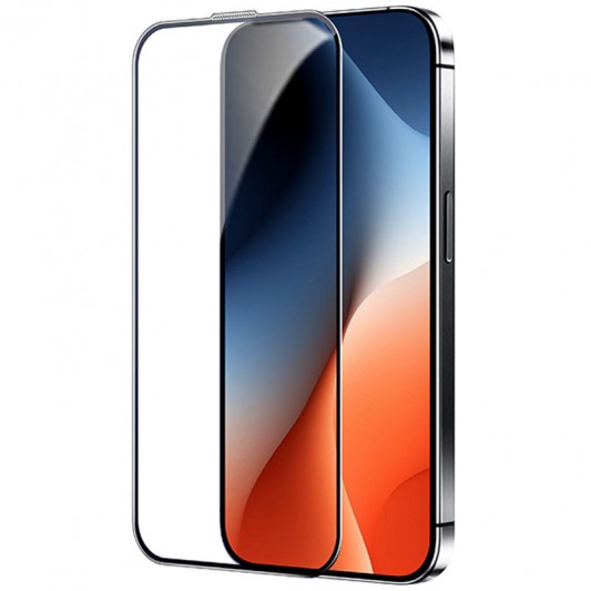 Защитное стекло Remax 3D (GL-27) для Apple iPhone 15 Pro (6.1") Черный - изображение 2