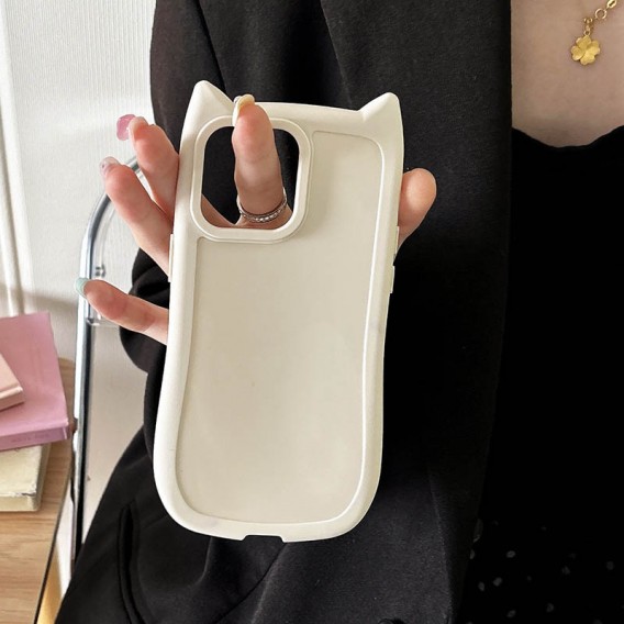 Чохол TPU Cat для Apple iPhone 12 Pro Max (6.7") Antique White