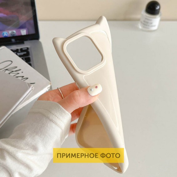 Чохол TPU Cat для Apple iPhone 15 (6.1") Antique White