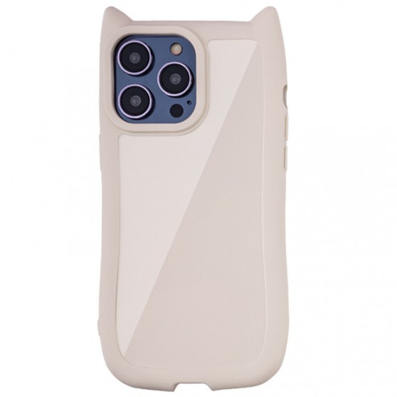 Чехол TPU Cat для Apple iPhone 15 Pro (6.1") Antique White