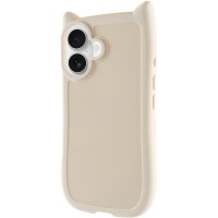 Чохол TPU Cat для Apple iPhone 16 (6.1") Antique White