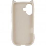 Чохол TPU Cat для Apple iPhone 16 (6.1") Antique White