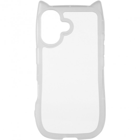 Чехол TPU Cat для Apple iPhone 16 Plus (6.7") Transparent - изображение 1