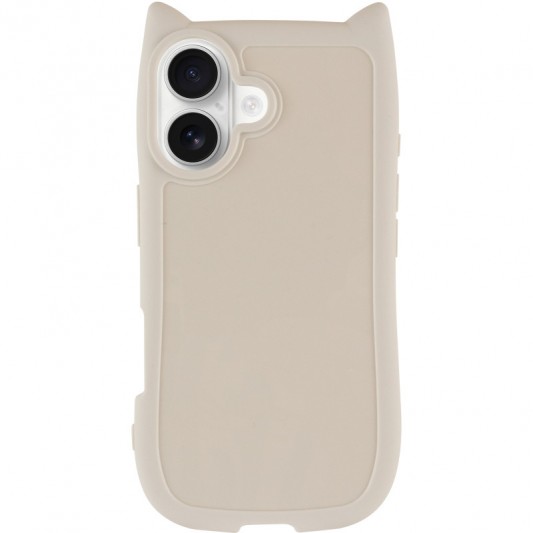 Чехол TPU Cat для Apple iPhone 16 Plus (6.7") Antique White - изображение 1