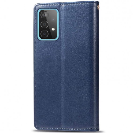 Шкіряний чохол-книжка GETMAN Gallant (PU) для Samsung Galaxy A52 4G / A52 5G / A52s Синій