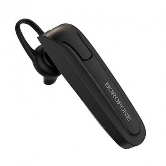 Bluetooth моно-гарнітура Borofone BC21 Чорний - зображення 4 
