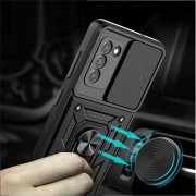 Ударопрочный чехол Camshield Serge Ring для Samsung Galaxy S20 FE Черный