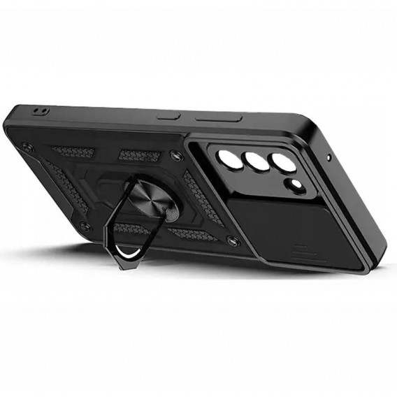 Ударостійкий чохол Camshield Serge Ring для Samsung Galaxy S20 FE Чорний