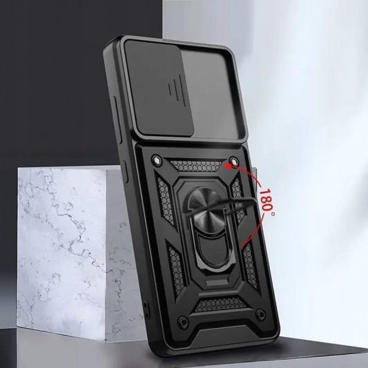 Ударопрочный чехол Camshield Serge Ring для Samsung Galaxy S20 FE Черный - изображение 4