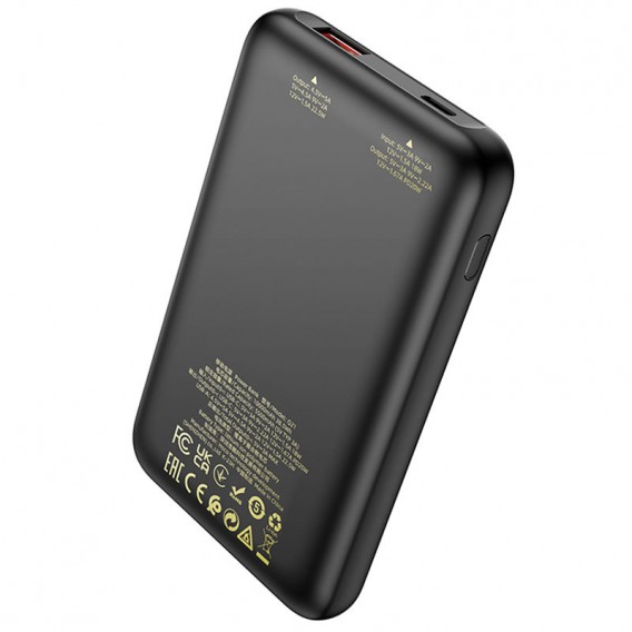 Портативний ЗП Power Bank Hoco Q21A Great 22.5W+PD20W 20000 mAh Black - зображення 1 