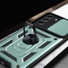 Ударостійкий чохол Camshield Serge Ring для Samsung Galaxy S22+ Зелений
