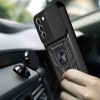 Ударостійкий чохол Camshield Serge Ring для Samsung Galaxy S22+ Чорний