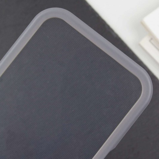 TPU чехол Transparent + Colour 1,5mm для Apple iPhone XR (6.1") Grey - изображение 4