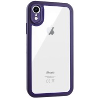 TPU чехол Transparent + Colour 1,5mm для Apple iPhone XR (6.1