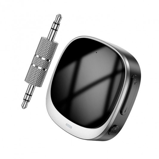 Bluetooth аудіо ресивер Hoco E80 Travel Black - зображення 1 