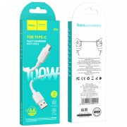 Дата кабель Hoco X96 Hyper USB to Type-C 100W (0.25m) White