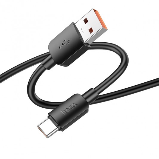 Дата кабель Hoco X96 Hyper USB to Type-C 100W (0.25m) Black - зображення 2 