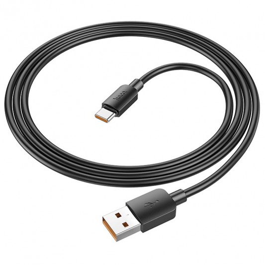 Дата кабель Hoco X96 Hyper USB to Type-C 100W (0.25m) Black - зображення 3 