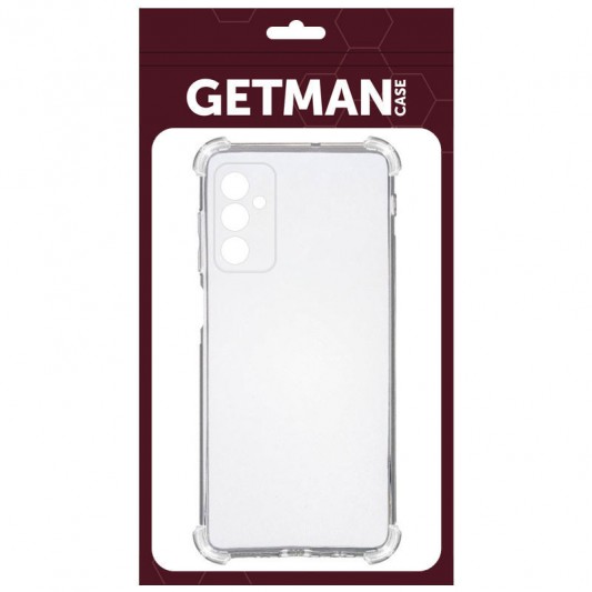 TPU чохол GETMAN Ease logo посилені кути Full Camera для Samsung Galaxy M23 5G / M13 4G Безбарвний (прозорий) - зображення 1 
