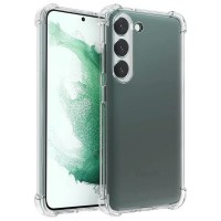 TPU чехол GETMAN Ease logo усиленные углы Full Camera для Samsung Galaxy S23 Бесцветный (прозрачный)