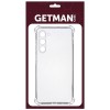 TPU чохол GETMAN Ease logo посилені кути Full Camera для Samsung Galaxy S23 Безбарвний (прозорий)