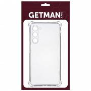 TPU чехол GETMAN Ease logo усиленные углы Full Camera для Samsung Galaxy S23 Бесцветный (прозрачный)