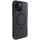 TPU+PC чохол Metal Buttons with MagSafe Carbon Ring для Apple iPhone 15 (6.1") Чорний