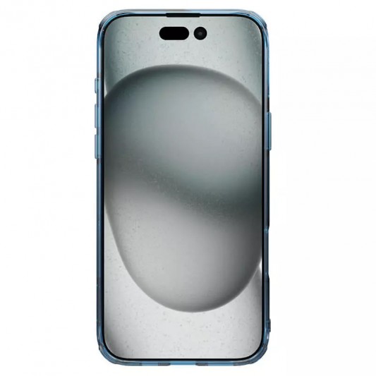 TPU чохол Nillkin Nature Pro Series для Apple iPhone 16 (6.1") Синій (прозорий) - зображення 4 