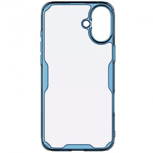 TPU чохол Nillkin Nature Pro Series для Apple iPhone 16 (6.1") Синій (прозорий) - зображення 5 