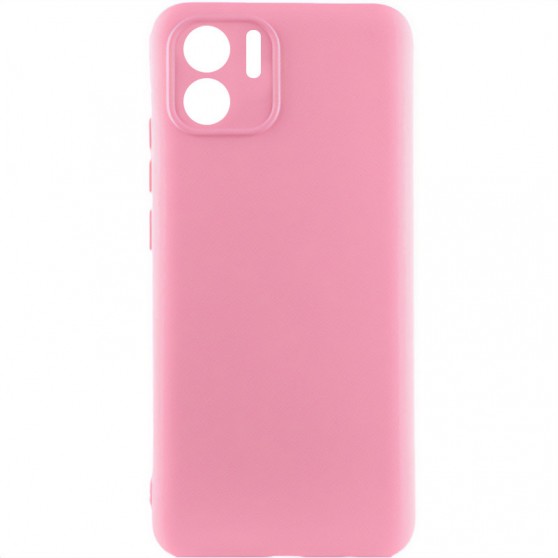 Чохол TPU GETMAN Liquid Silk Full Camera для Xiaomi Redmi A1 / A2 Рожевий / Pink