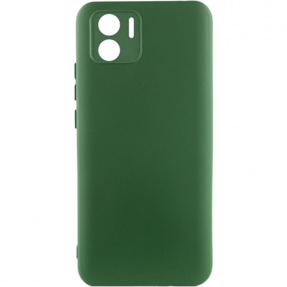 Чохол TPU GETMAN Liquid Silk Full Camera для Xiaomi Redmi A1 / A2 Зелений / Dark green