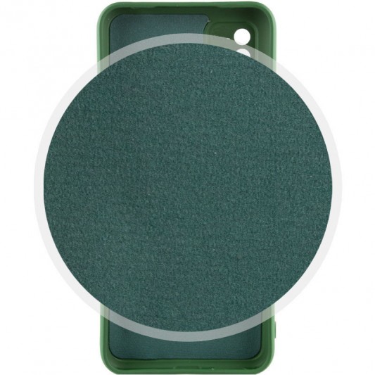 Чохол TPU GETMAN Liquid Silk Full Camera для Xiaomi Redmi A1 / A2 Зелений / Dark green - зображення 1 