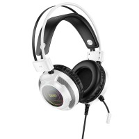 Накладні навушники Hoco W110 Resource (USB+3.5mm/2m) White