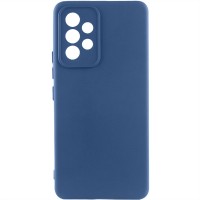 Чехол Silicone Cover Lakshmi Full Camera (AA) для Samsung Galaxy A33 5G Синий / Navy Blue