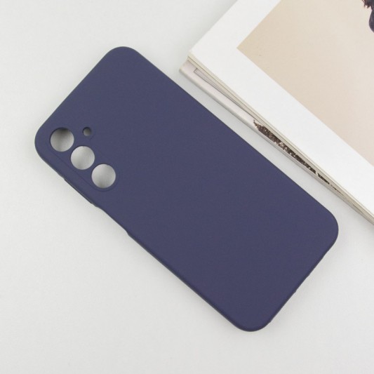 Чехол Silicone Cover Lakshmi Full Camera (AA) для Samsung Galaxy M23 5G / M13 4G Синий / Midnight Blue - изображение 2